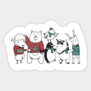 Christmas party Graphic Tee Sticker